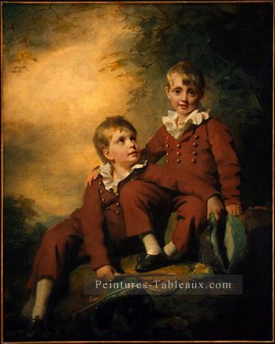 Les Binning enfants écossais portrait peintre Henry Raeburn Peintures à l'huile
